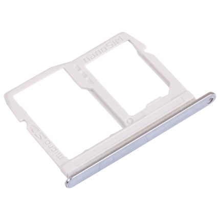 Nano SIM Card Tray + Micro SD Card Tray for LG Stylo 6 / K71 LMQ730HA, LM-Q730HA, LMQ730TM, LM-Q730TM (Grey)-garmade.com