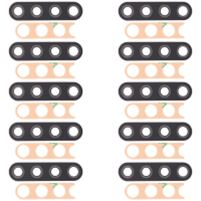 10 PCS Back Camera Lens for LG K51 / Q51 LM-Q510N K500MM-garmade.com