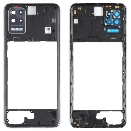 Middle Frame Bezel Plate for LG Q52 / K62 (Silver)-garmade.com