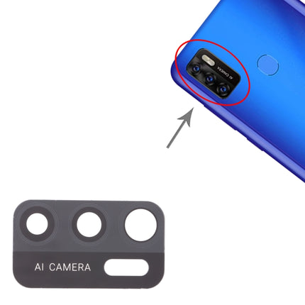 10 PCS Back Camera Lens for ZTE Blade A7s 2020-garmade.com