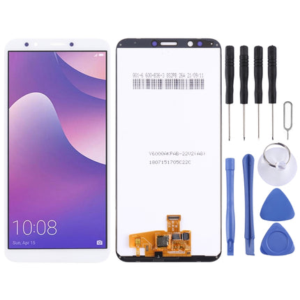 OEM LCD Screen for Huawei Y7 Pro 2018 with Digitizer Full Assembly(White)-garmade.com