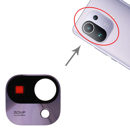 Back Camera Lens for Xiaomi Mi 11 Pro M2102K1AC (Purple)-garmade.com