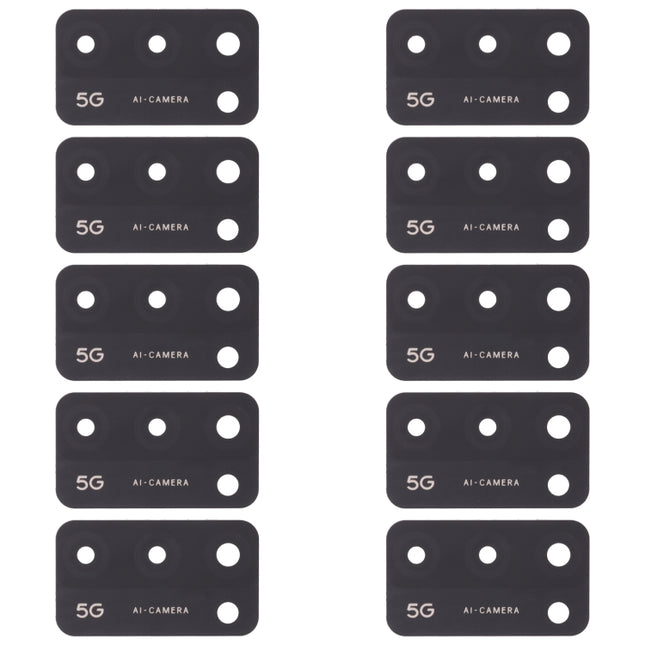 For OPPO A55 5G PEMM00, PEMM20, PEMT00, PEMT20 10pcs Back Camera Lens-garmade.com