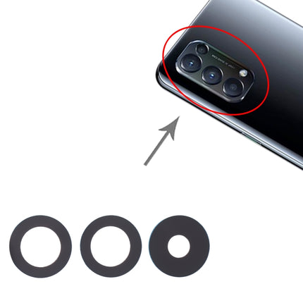 For OPPO Reno5 4G / Reno5 5G / Reno5 5K 10pcs Back Camera Lens-garmade.com