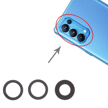 For OPPO Reno5 Pro 5G / Reno6 Pro 5G 10pcs Back Camera Lens-garmade.com