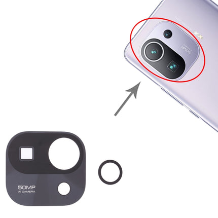 10 PCS Back Camera Lens for Xiaomi Mi 11 Pro M2102K1AC-garmade.com
