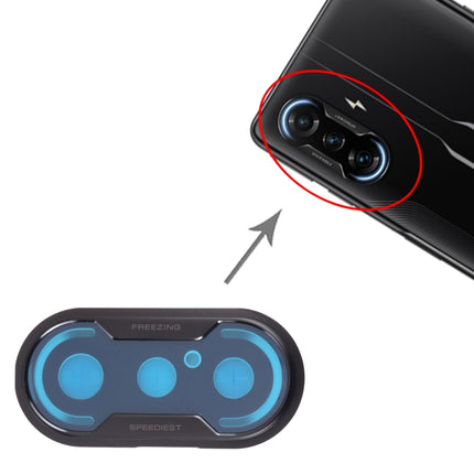 Back Camera Lens Frame for Xiaomi Redmi K40 Gaming / Poco F3 GT M2012K10C, M2104K10AC(Black)-garmade.com