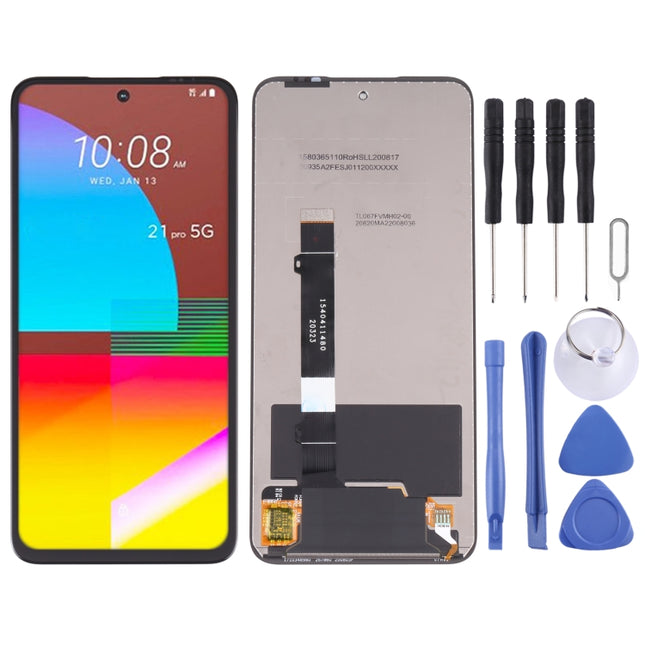 LCD Screen and Digitizer Full Assembly for HTC Desire 21 Pro 5G-garmade.com