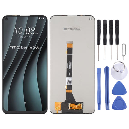 LCD Screen and Digitizer Full Assembly for HTC Desire 20 Pro-garmade.com