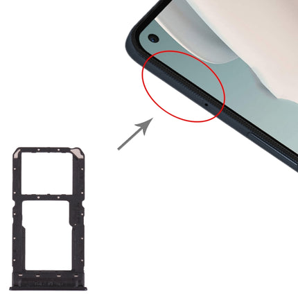 For OnePlus Nord N100 SIM Card Tray + Micro SD Card Tray (Grey)-garmade.com
