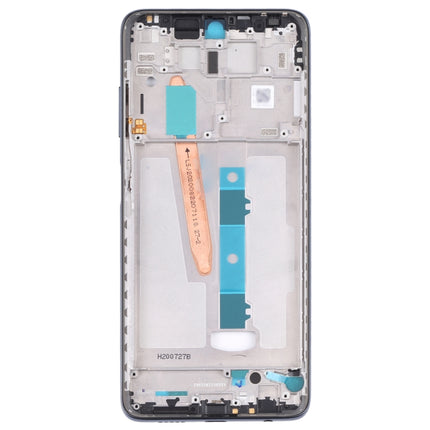 Original Middle Frame Bezel Plate for Xiaomi Poco X3 (Black)-garmade.com