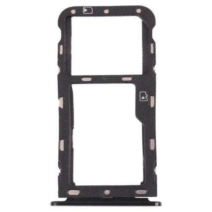 SIM Card Tray + Micro SD Card Tray for ZTE Blade V9 (Grey)-garmade.com