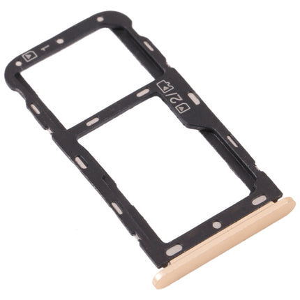 SIM Card Tray + Micro SD Card Tray for ZTE Blade V9 (Gold)-garmade.com