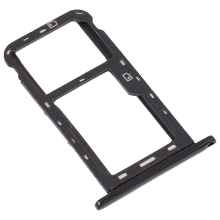 SIM Card Tray + Micro SD Card Tray for ZTE Blade A7 2019 (Black)-garmade.com