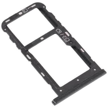 SIM Card Tray + SIM Card Tray / Micro SD Card Tray for ZTE Blade V10 Vita (Black)-garmade.com