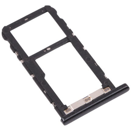 SIM Card Tray + SIM Card Tray / Micro SD Card Tray for ZTE Blade V10 Vita (Black)-garmade.com