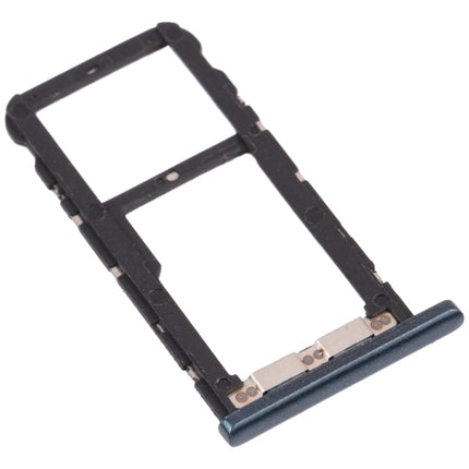 SIM Card Tray + SIM Card Tray / Micro SD Card Tray for ZTE Blade V10 Vita (Dark Green)-garmade.com