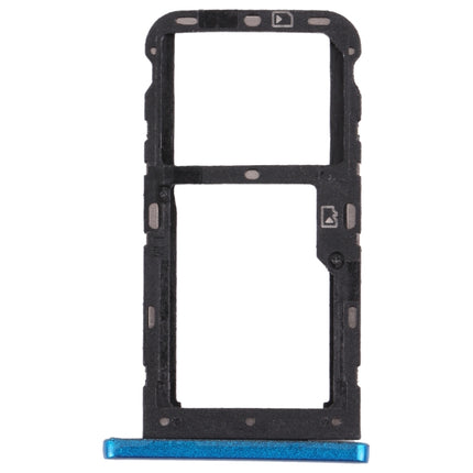 SIM Card Tray + SIM Card Tray / Micro SD Card Tray for ZTE Blade V10 Vita (Blue)-garmade.com