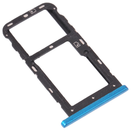 SIM Card Tray + SIM Card Tray / Micro SD Card Tray for ZTE Blade V10 Vita (Blue)-garmade.com