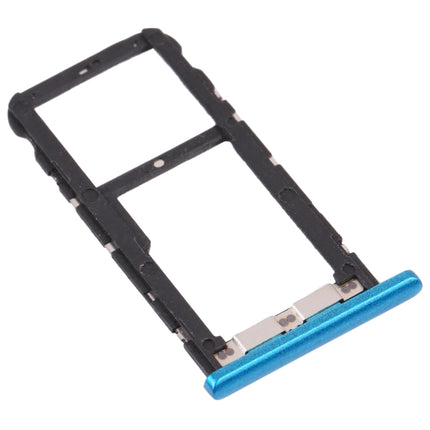 SIM Card Tray + SIM Card Tray / Micro SD Card Tray for ZTE Blade V10 Vita (Blue)-garmade.com