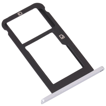 SIM Card Tray + Micro SD Card Tray for ZTE Blade Z Max Z982 (Silver)-garmade.com