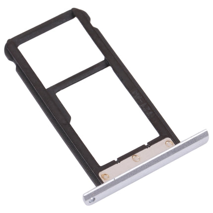 SIM Card Tray + Micro SD Card Tray for ZTE Blade Z Max Z982 (Silver)-garmade.com