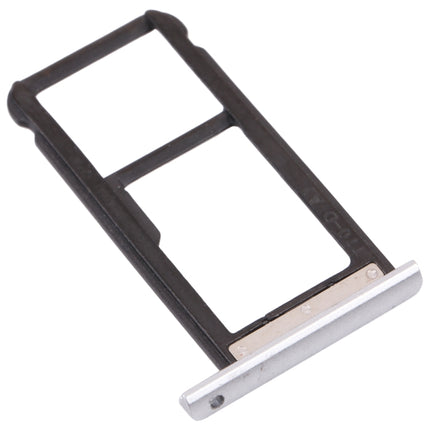 SIM Card Tray + Micro SD Card Tray for ZTE Blade Zmax Pro / Z981 (Silver)-garmade.com