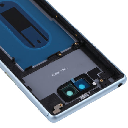 For Sony Xperia 8 Battery Back Cover with Middle Frame & Camera Lens Cover(Green)-garmade.com