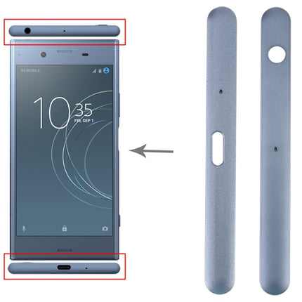 1 Pair Upper and Lower Part Sidebar For Sony Xperia XZ1(Blue)-garmade.com