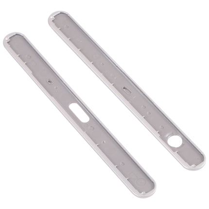 1 Pair Upper and Lower Part Sidebar For Sony Xperia XZ1(Silver)-garmade.com