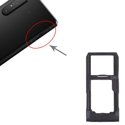 SIM Card Tray + SIM Card Tray / Micro SD Card Tray for Sony Xperia 1 II / Xperia 5 II / Xperia 10 II-garmade.com