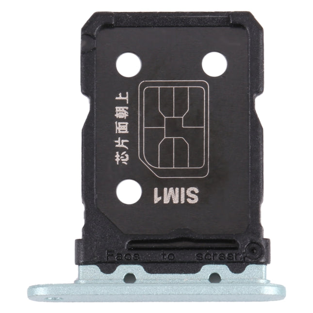 For OPPO Reno6 5G PEQM00 CPH2251 SIM Card Tray + SIM Card Tray (Green)-garmade.com