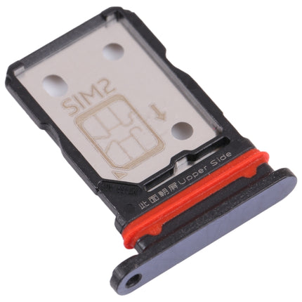 For vivo iQOO Z5 SIM Card Tray + SIM Card Tray (Black)-garmade.com