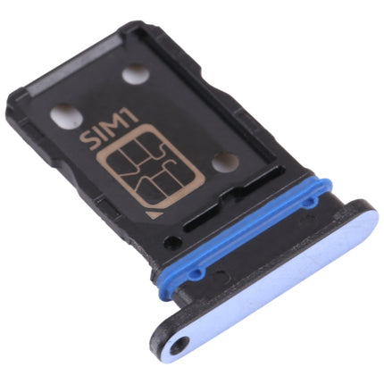 For vivo X70 V2133A V2104 SIM Card Tray + SIM Card Tray (Blue)-garmade.com
