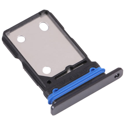 For vivo iQOO 8 Pro SIM Card Tray + SIM Card Tray (Black)-garmade.com