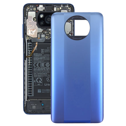 Original Battery Back Cover for Xiaomi Poco X3 Pro M2102J20SG(Blue)-garmade.com