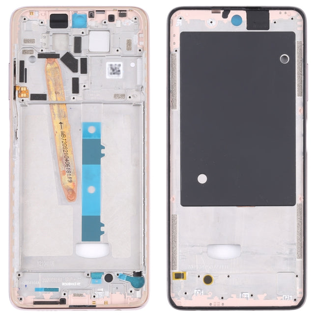 Original Middle Frame Bezel Plate for Xiaomi Poco X3 Pro (Gold)-garmade.com