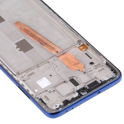 Original Middle Frame Bezel Plate for Xiaomi Poco X3 Pro (Blue)-garmade.com