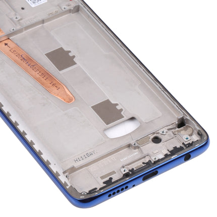 Original Middle Frame Bezel Plate for Xiaomi Poco X3 Pro (Blue)-garmade.com