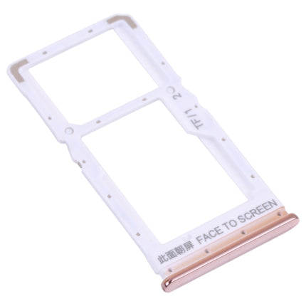 SIM Card Tray + Micro SD Card Tray for Xiaomi Poco X3 Pro M2102J20SG M2102J20SI (Gold)-garmade.com