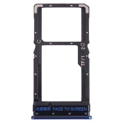 SIM Card Tray + Micro SD Card Tray for Xiaomi Poco X3 Pro M2102J20SG M2102J20SI (Blue)-garmade.com