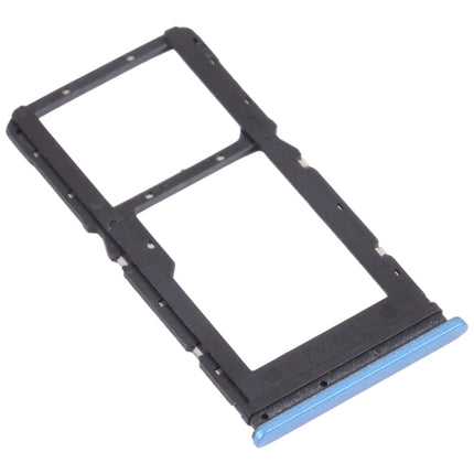 SIM Card Tray + SIM Card Tray / Micro SD Card Tray for Xiaomi Redmi Note 11 (China) 21091116AC / Redmi Note 11T 5G / Poco M4 Pro 5G 21091116AG, MZB0BGVIN(Blue)-garmade.com