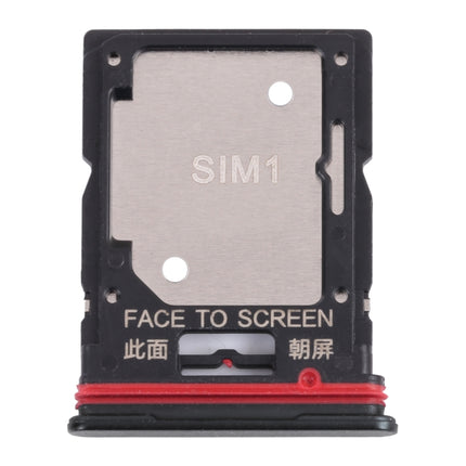 SIM Card Tray + SIM Card Tray / Micro SD Card Tray for Xiaomi Redmi Note 11 Pro (China) 21091116C / Redmi Note 11 Pro+ 5G / 11i / 11i HyperCharge 5G 21091116UI(Black)-garmade.com