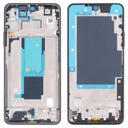 Original Front Housing LCD Frame Bezel Plate for Xiaomi Redmi Note 11 Pro (China) 21091116C / Redmi Note 11 Pro+ 5G / 11i / 11i HyperCharge 5G 21091116UI(Black)-garmade.com