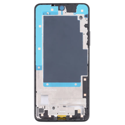 Original Front Housing LCD Frame Bezel Plate for Xiaomi Redmi Note 11 Pro (China) 21091116C / Redmi Note 11 Pro+ 5G / 11i / 11i HyperCharge 5G 21091116UI(Black)-garmade.com