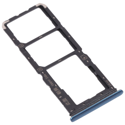 For vivo Y11s V2028 SIM Card Tray + SIM Card Tray + Micro SD Card Tray (Blue)-garmade.com