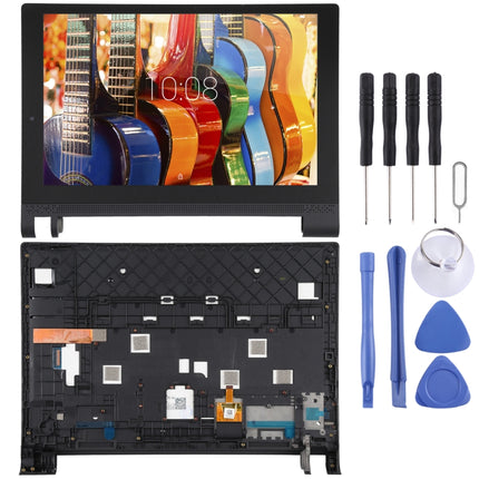 OEM LCD Screen for Lenovo Yoga Tab 3 (10 inch) YT3-X50, YT3-X50F, YT3-X50M Digitizer Full Assembly with Frame (Black)-garmade.com