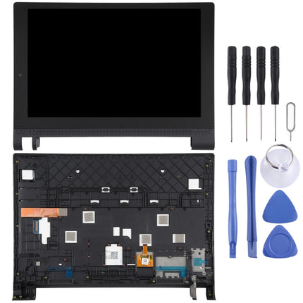 OEM LCD Screen for Lenovo Yoga Tab 3 (10 inch) YT3-X50, YT3-X50F, YT3-X50M Digitizer Full Assembly with Frame (Black)-garmade.com