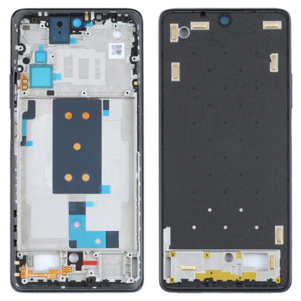 Original Front Housing LCD Frame Bezel Plate for Xiaomi Mi 11T / 11T Pro(Black)-garmade.com