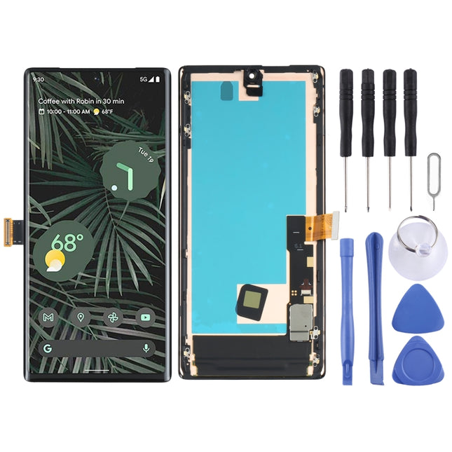 Original LCD Screen for Google Pixel 6 Pro Digitizer Full Assembly with Frame-garmade.com